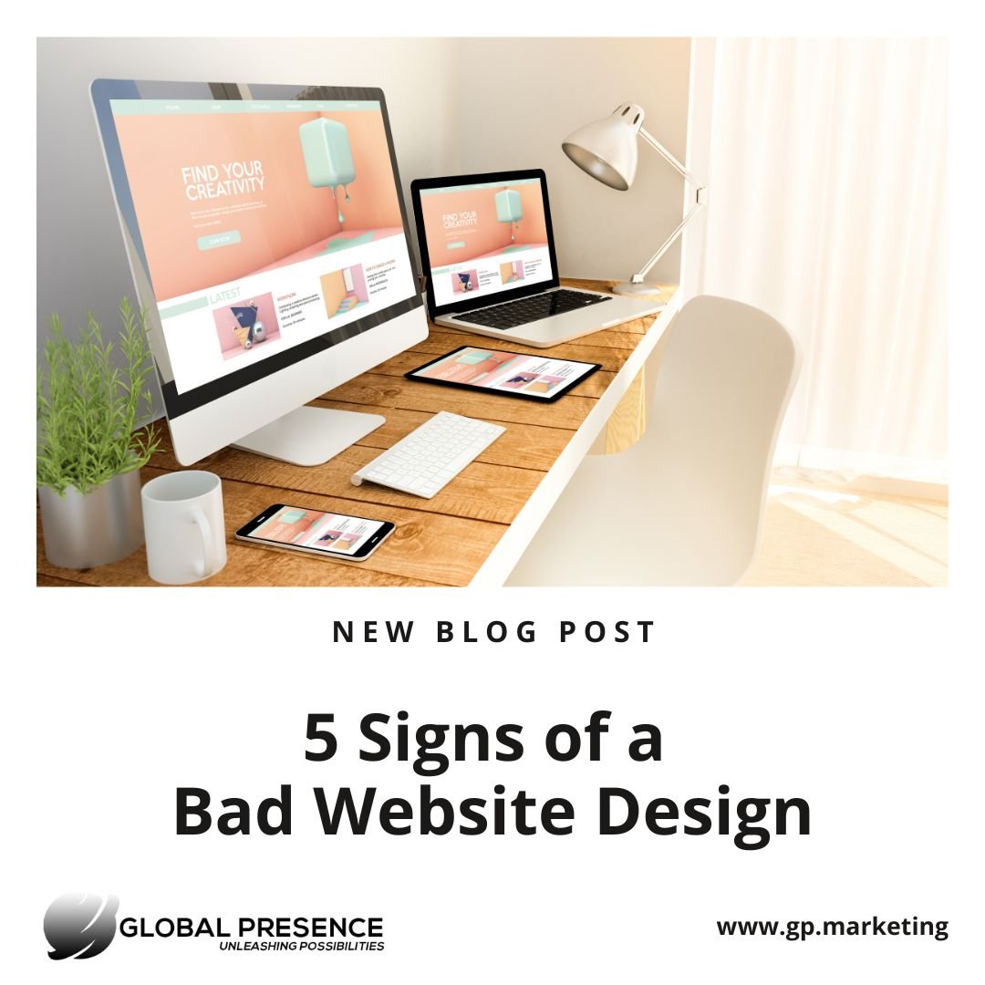 5 Signs of a Bad Website Design