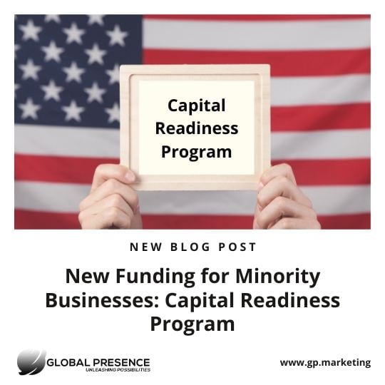 New Funding for Minority Businesses: Capital Readiness Program