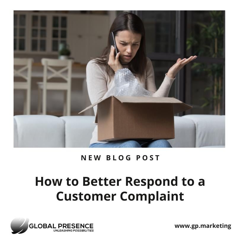 Blog Banner - How to Better Respond to a Customer Complaint