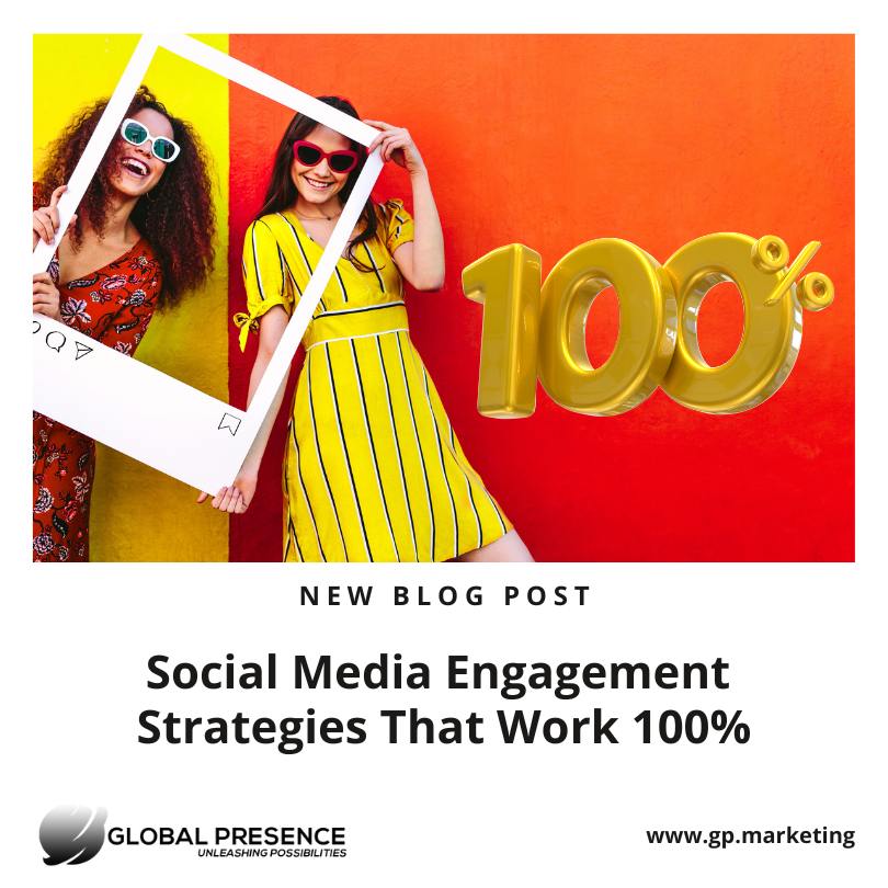blog banner for Social Media Engagement Strategies That Work 100%