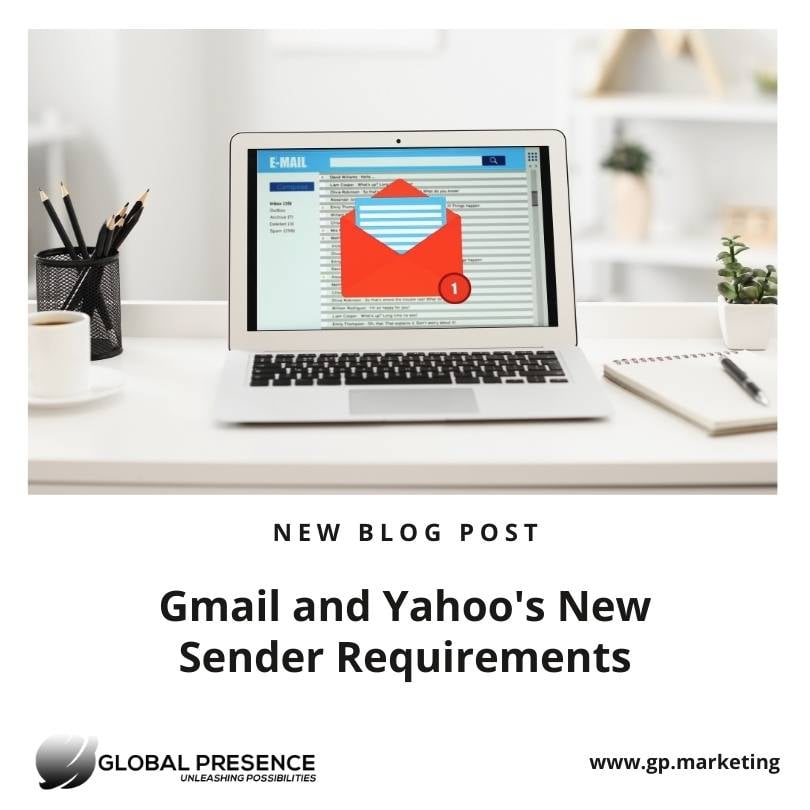 Blog Banner - Gmail and Yahoo's New  Sender Requirements 