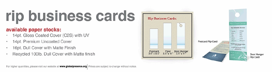 Rip Business Cards 