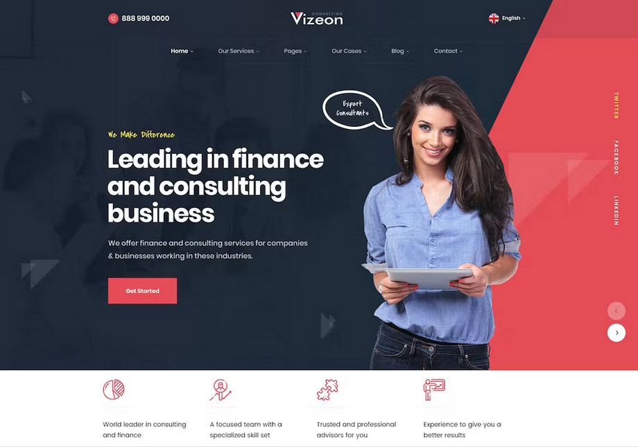 Business Consulting WordPress Theme