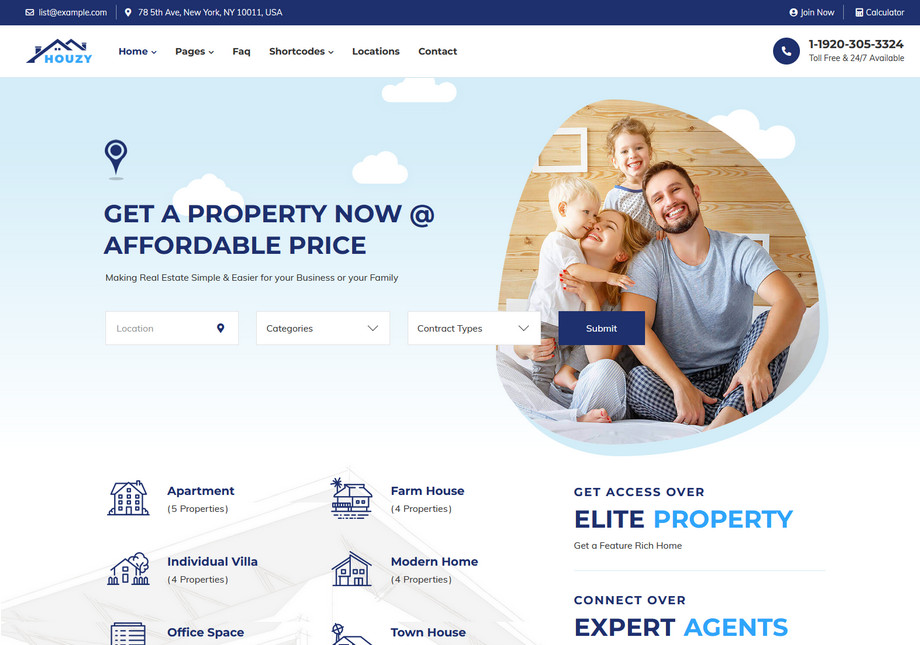 RealEstate website theme