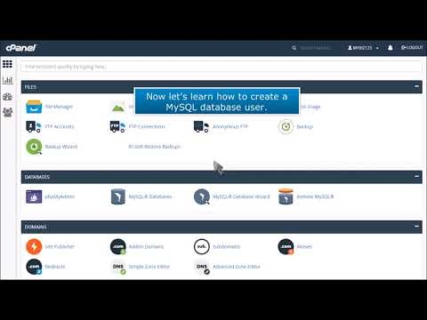 How To Create A MySQL Database User In cPanel | ACTWD Knowledge Base ...