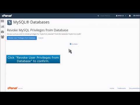 How To Remove A User From A MySQL Database In cPanel | ACTWD Knowledge ...