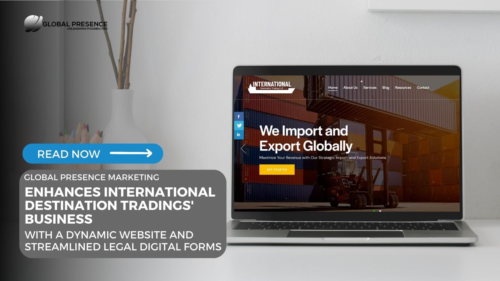 Global Presence Marketing Enhances ID Tradings' Business with a Dynamic Website and Streamlined Legal Digital Forms