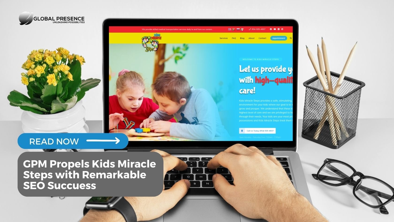 GPM Propels Kids Miracle Steps with Remarkable SEO Success